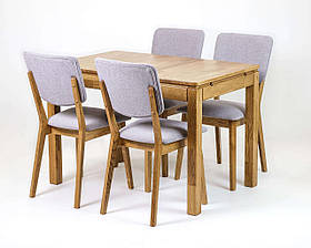 Комплект кухонний стіл і стільці з дерева для дому