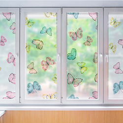 Антибликовая плівка Метелики декоративні наклейки на вікна метелики декор дитяча для дзеркала 1 пог.м
