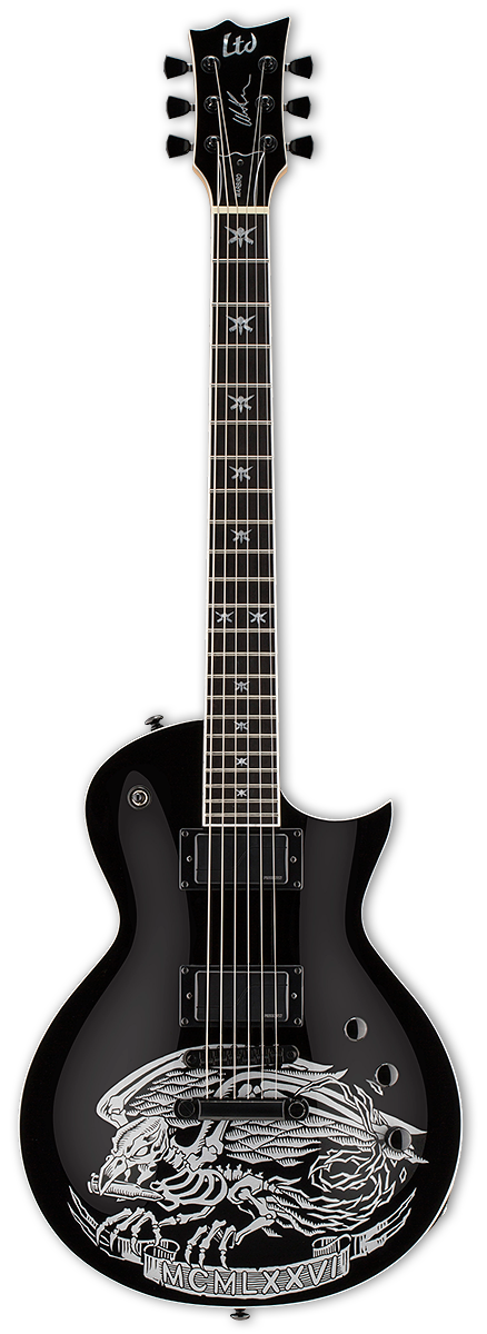 Електрогітара LTD WA-WARBIRD Will Adler Signature (Black), фото 1