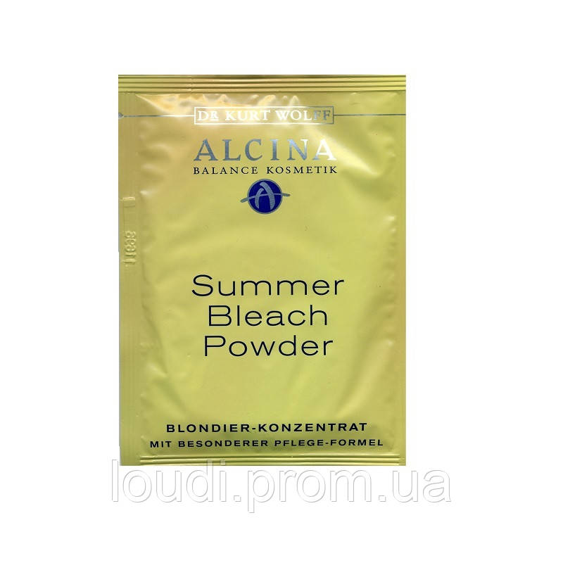 Пудра для освітлення і мелірування волосся Alcina Summer Bleach Powder 25 г (18545)