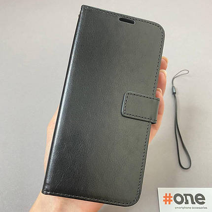 Чохол-книга для Samsung Galaxy A52s книжка з магнітною застібкою чохол на телефон самсунг а52с чорна w2c, фото 1