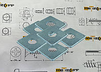 Квадратная шайба Ф12 DIN 436