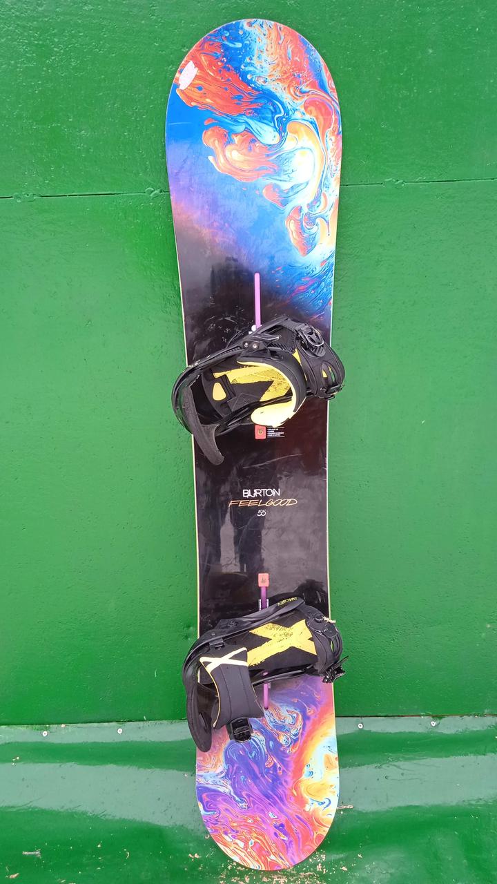 Сноуборд бу Burton Feelgood Flying V 155 см + кріплення Burton