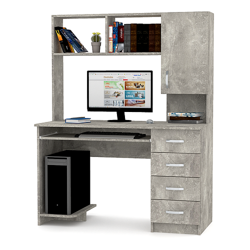 Компьютерный письменный стол FLASHNIKA LED 32. Офисный столик. Столы ...