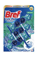 Туалетный блок Bref Premium Color Aktiv + эвкалипт, 3 шт.