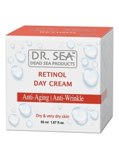 Крем для обличчя для сухої шкіри Dr. Sea Face Cream for dry and very dry skin with Retinal 50 мл.
