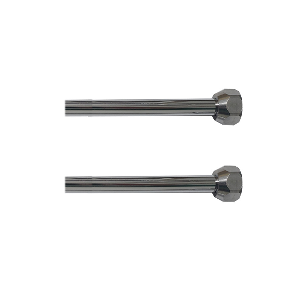 Гнучка підводка 3/8-3/8 ВВ хром d10мм мідна FLEXY CHROME