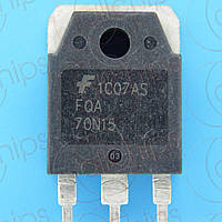 MOSFET N-канал 150В 70А Fairchild FQA70N15 TO3P б/у