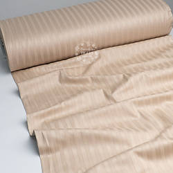 Страйп сатин, колір - бежевий, ширина 240 см (№4036)