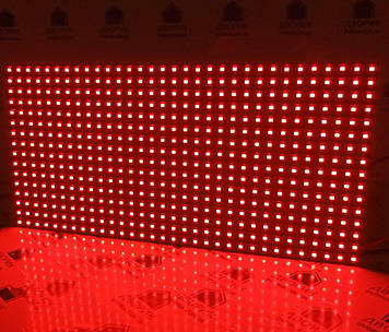 Модуль P10 16×32pix 160×320 мм червоний SMD IP65 для LED екрана