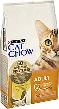 Cat Chow Adult з качкою 1.5 кг сухий корм для котів Purina