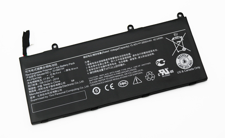 Оригінальна батарея Xiaomi N15B01W ( Xiaomi Mi Ruby 15.6") 15.4V 40.04Wh - Акумулятор для ноутбука