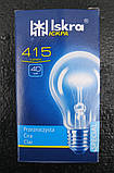 Лампа розжарювання (ЛОН) 40 Вт цоколь Е27 "Іскра" Львів у коробочці, фото 3