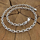 Срібний чоловічий ланцюжок Якір, фото 3