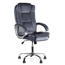 Крісло Barsky Soft Microfiber Grey Soft-03, фото 4