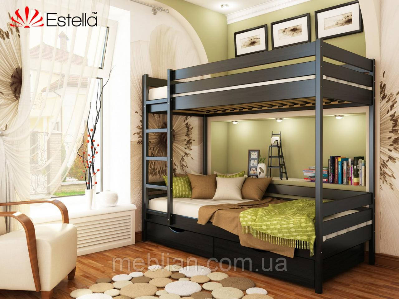 Двухъярусная кровать Дует 80х190 106 Масив 2Л4