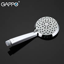 Лійка для душу GAPPO G17, 5-режимів, хром, фото 4