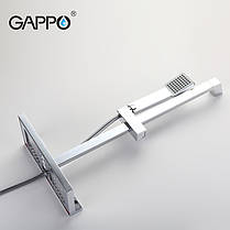 Душовий гарнітур з полицею GAPPO G8010, хром, фото 6