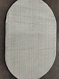Килим овал Туреччина 2x3 мікрофібра білий, фото 8