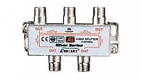 Спутниковый разветвитель (cплиттер) Eurosky Splitter 1/4-way Power Pass (с пропуском питания) (t7358)