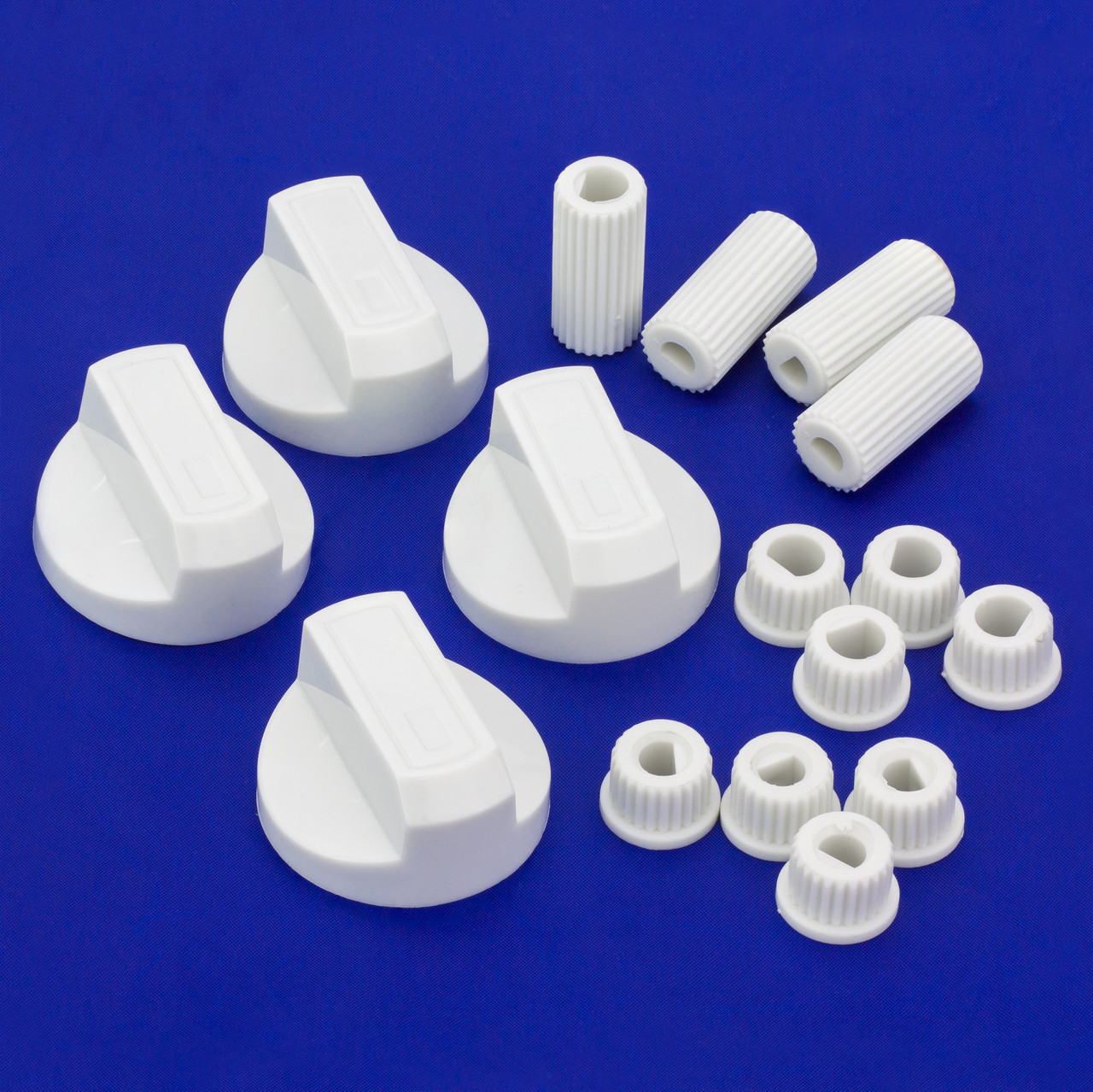 Комплект білих ручок для газової плити, універсальні