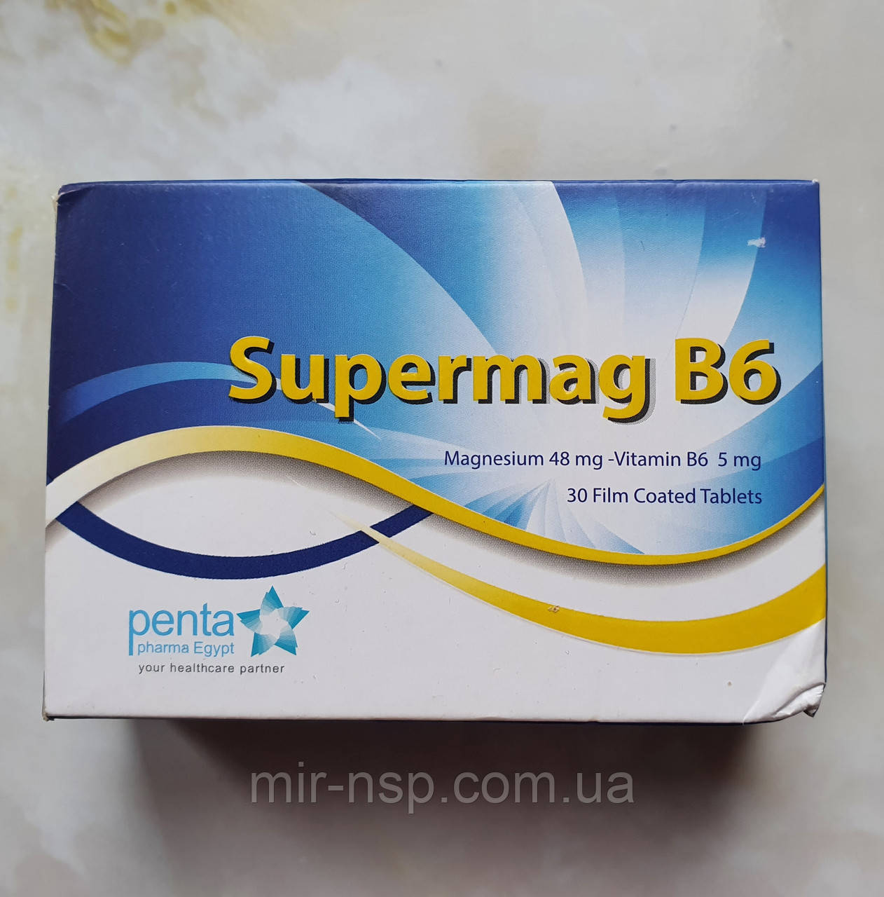Супер магній Supermag B6 No30 Penta Pharma Єгипетський