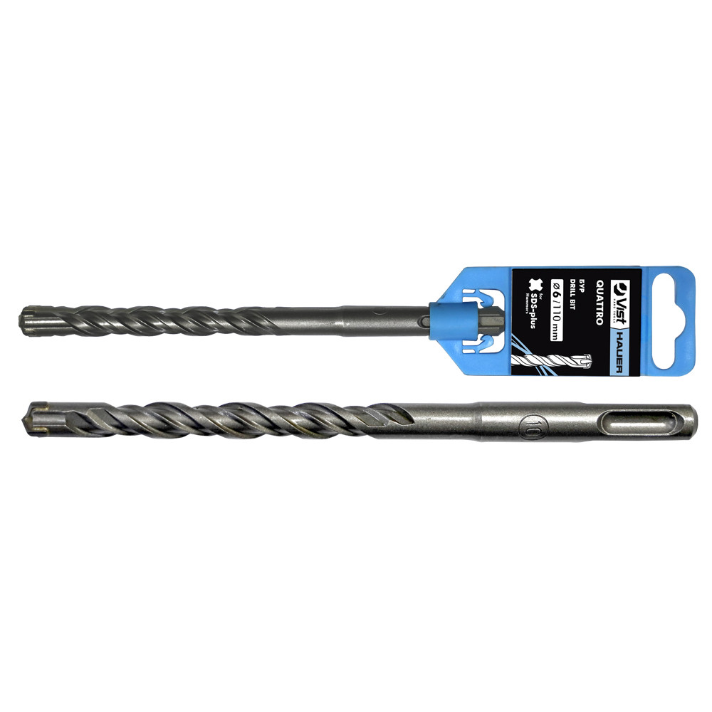 Бур сверло по бетону SDS-plus 12мм 160мм Quattro Hauer 19-631