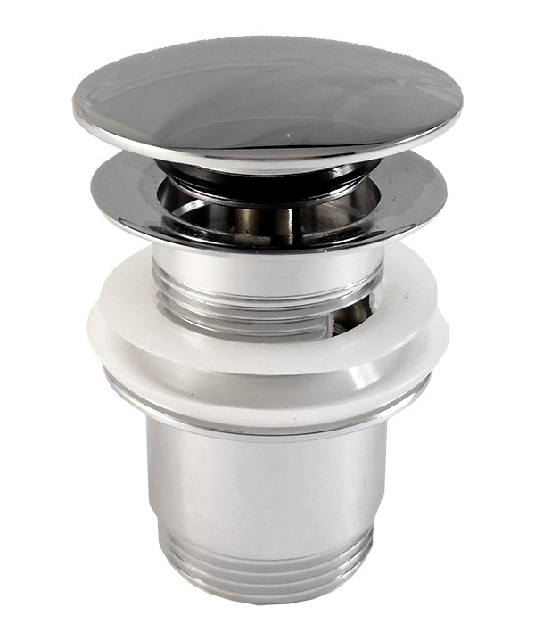 Донний клапан Frap F60, автомат, 1 1/4", хром