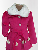 Пальто дитяче рожеве