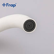 Змішувач для кухні Frap F40899-1, білий, фото 5