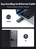 Wi-Fi-адаптер UGREEN USB Wifi Dongle AC1300 High Gain дводіапазонний для ПК (CM492), фото 6