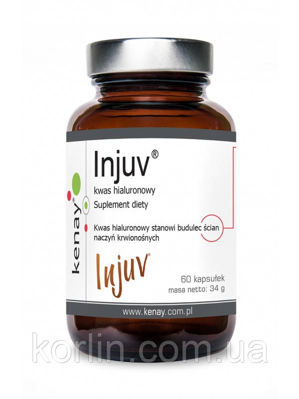 Гіалуронова Кислота 60 кап KenayAG Injuv Hyaluronic Acid Доставка з ЄС