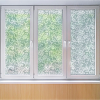 Вітражна плівка на скло самоклеюча Мереживо Візерунки тонування вікон орнамент наклейка для вікна 1 пог.м