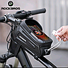 Сумка для велосипеда Rockbros з тримачем для телефона на раму вологозахищена Black (B68), фото 2