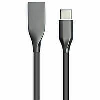 Дата кабель USB 2.0 AM to Type-C 2.0m black PowerPlant (CA911257)