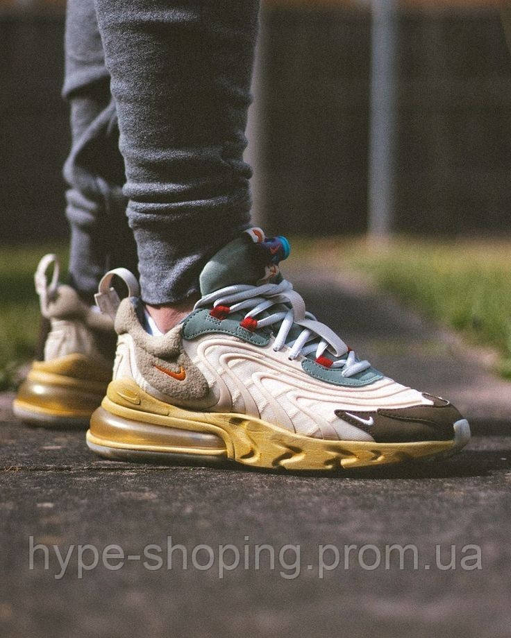 Мужские кроссовки Nike Air Max 270 React Travis Scott найк аир макс 270 ...