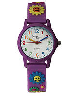 Часы детские для девочек NewDay Солнышко. сиреневый
