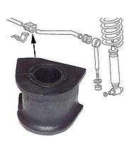Втулка опора переднего стабилизатора (21mm) Transporter T2 T3 VAG 251411041C производитель Topran Германия