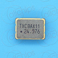 Генератор 24.576МГц 20мА 3.3В 50ppm TXC 7W-24.576MBB SMD4