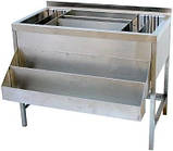 Барна станція без мийки СБ 1200х550 мм із нержавіючої сталі, фото 2