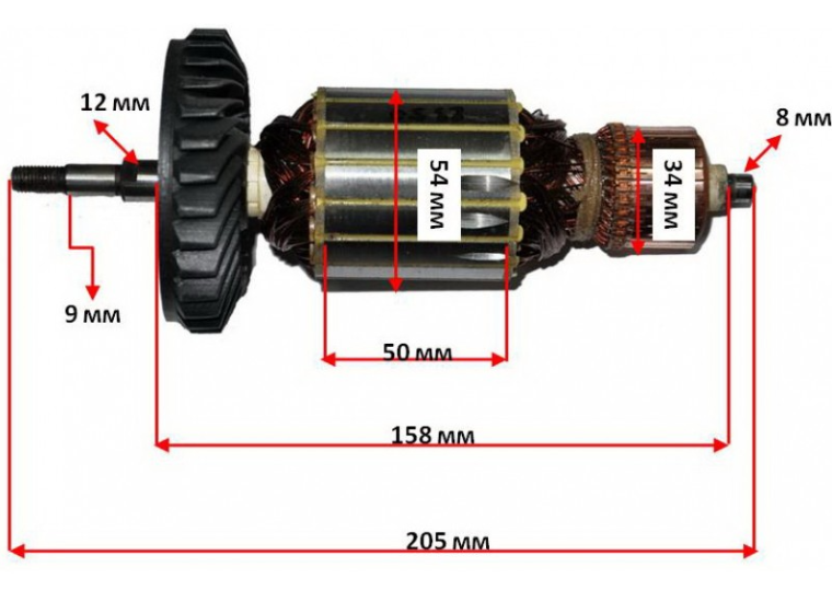 Якір на болгарку Odwerk 2350, фото 1