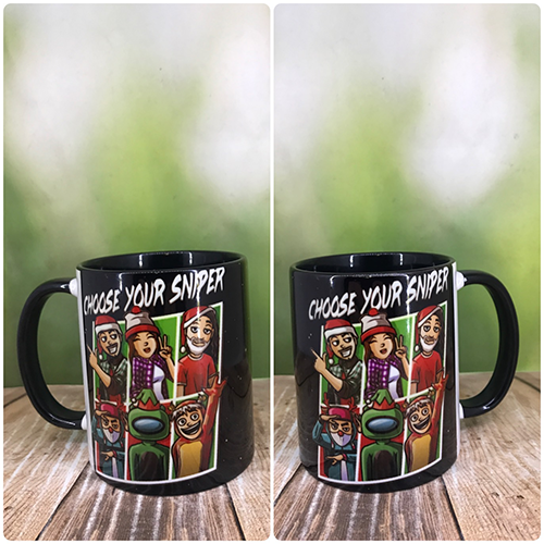 Друк на чашках,Чашка "Choose your sniper"