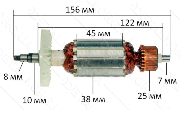 Якір болгарки Rebir LSM 150, фото 1