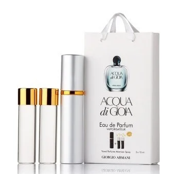 Парфум жіночий Giorgio Armani Acqua di Gioia з феромонами 3х15 мл