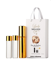 Женский мини парфюм Paco Rabanne Lady Million, 3*15мл