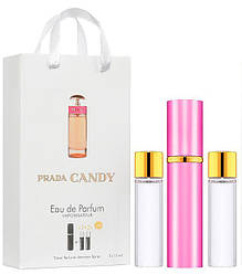 Жіночий міні парфум Prada Candy, 3*15 мл