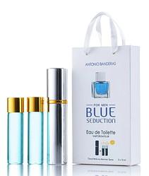 Чоловічий міні парфум Antonio Banderas Blue Seduction for Men, 3*15 мл