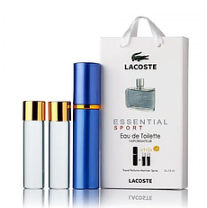 Парфум чоловічий Lacoste Essential Sport Pour Homme з феромонами 3х15 мл