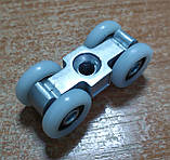 Розсувна система для міжкімнатних дверей EKF ESW-120100 (40кг) з 2 м профілем, фото 5