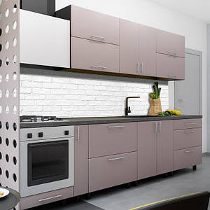 Наклейка на кухонний фартух 60 х 200 см, з фотодруком та захисною ламінацією кладка старої цегли (БП-s_tx22-0012-1)